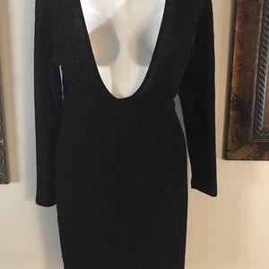 Glitter m dress maroon